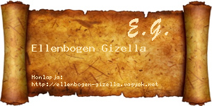 Ellenbogen Gizella névjegykártya